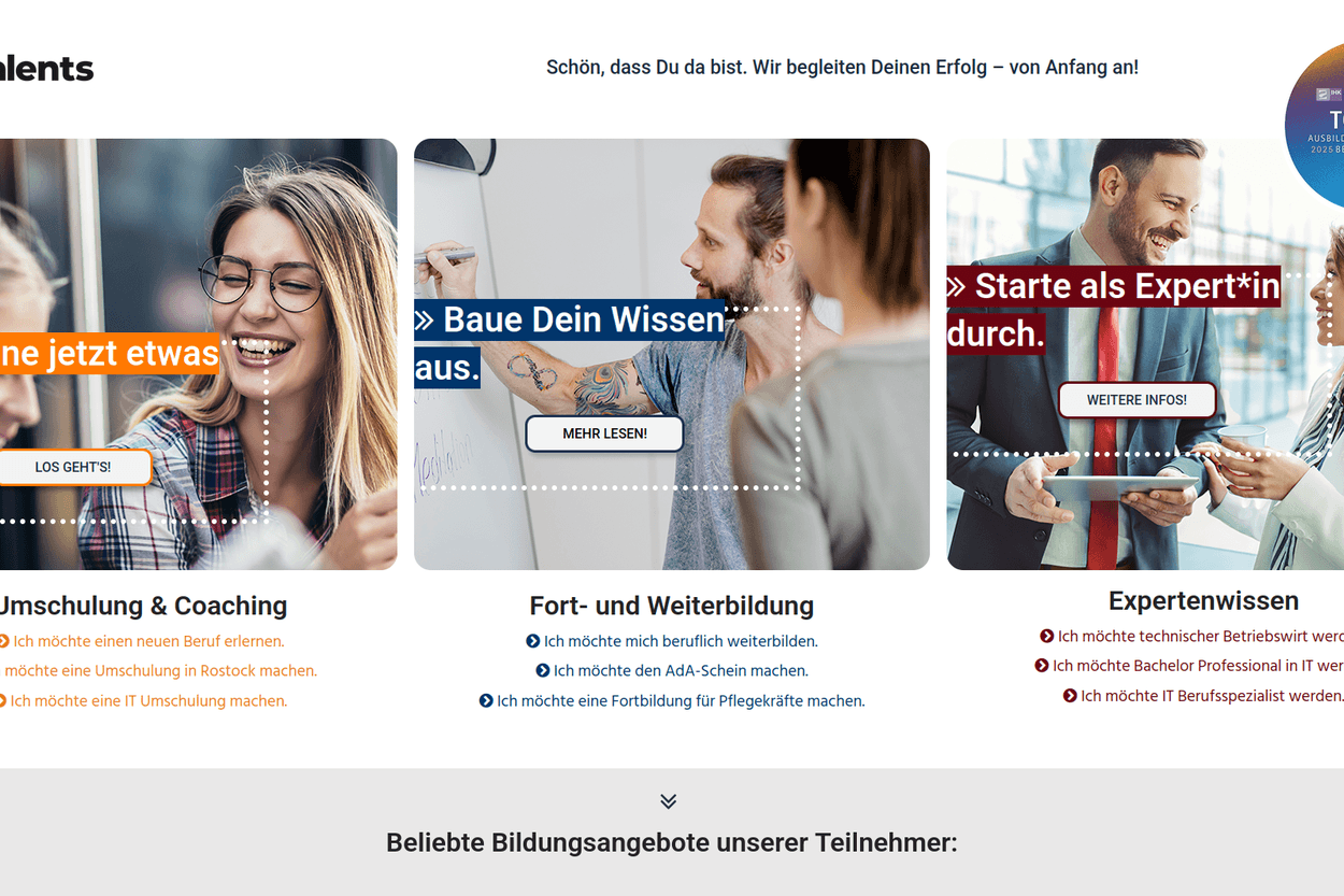 Website S&N talents